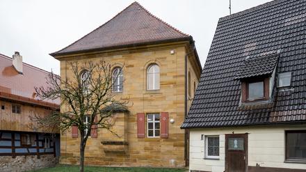 Außenansicht der Synagoge und des jüdischen Museums Ermreuth.