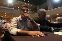 Zukunftspläne. In seiner eigenen Partei Syriza steht Premierminister Alexis Tsipras in der Kritik. Die Vertreter der Gläubiger-Institutionen loben seine Regierung für die gute Zusammenarbeit.