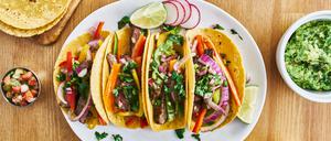 Tacos sind typisch für die mexikanische Küche - nicht nur am Tag der Toten. 
