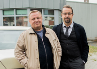 Auch 2019 die Nummer eins, der "Tatort" mit Axel Prahl als Kommissar Thiel (links) und Jan Josef Liefers als Professor Karl-Friedrich Boerne.
