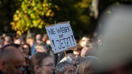 Kundgebung für Israel am Brandenburger Tor. 