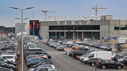 Die Tesla-Fabrik in Grünheide.