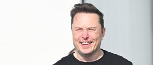 Elon Musk in Grünheide 