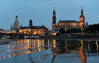 Die Altstadt von Dresden.