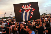 Die britischen Altrocker wurden in Kuba von hunderttausenden Fans bejubelt.