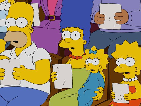 Eine „Simpsons“-Szene aus dem Jahr 2015.