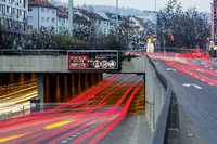 Noch freiwillig: In Stuttgart werden bei Feinstaubbelastung Autofahrer dazu aufgefordert, den öffentlichen Nahverkehr zu nutzen.