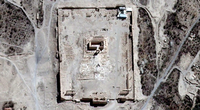 Satellitenbild von Palmyra.
