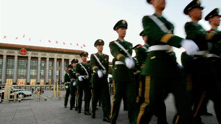 Tianamen-Platz Militär