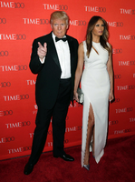 Donald Trump und seine dritte Ehefrau Melania am Dienstag Abend in New York bei der Gala des Time Magazine.