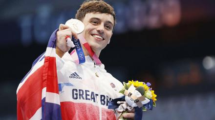 Der britische Wasserspringer Tom Daley holte bei den Olympischen Spielen die Goldmedaille.