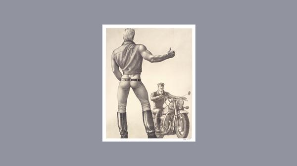 Mit seinen Zeichnungen trug der Künstler Tom of Finland ab den 50er Jahren maßgeblich zu einem neuen Bild von schwuler Männlichkeit, abseits eines femininen Klischees, bei.