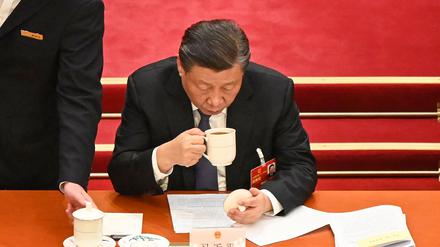 Xi Jinping bei der Eröffnungszeremonie.