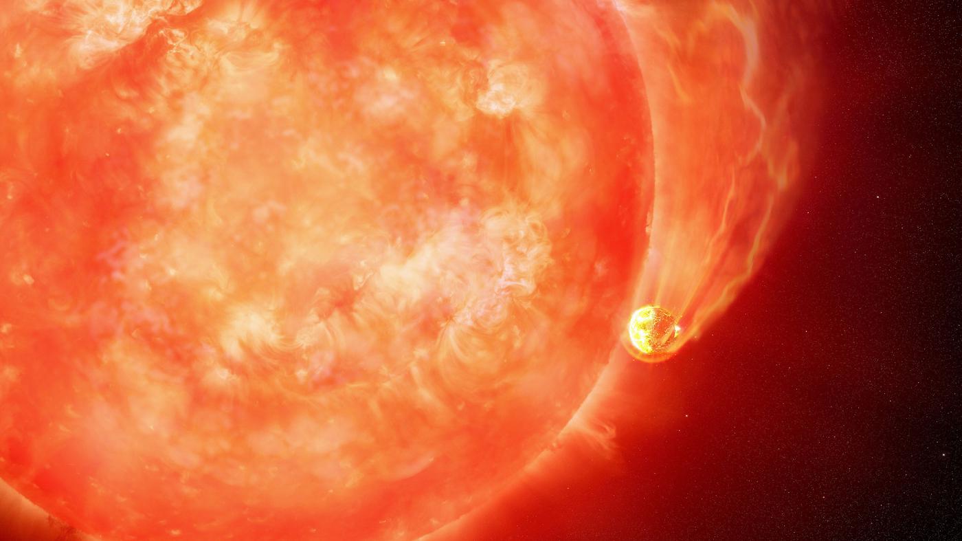 Planet bertabrakan dengan bintangnya 12.000 tahun cahaya dari Bumi
