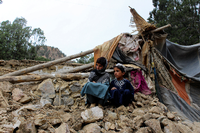 Zerstörung durch ein schweres Erdbeben in der afghanischen Provinz Paktika