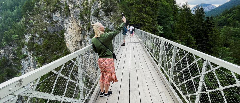 Die Brücke am Schloss Neuschwanstein