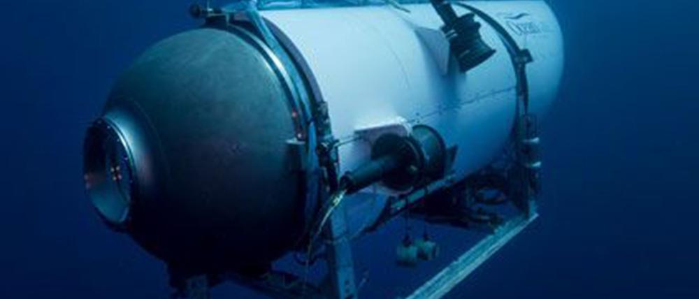 Dieses undatierte von OceanGate Expeditions im Juni 2021 zur Verfügung gestellt Foto zeigt das „Titan“-U-Boot des Unternehmens OceanGate Expeditions.