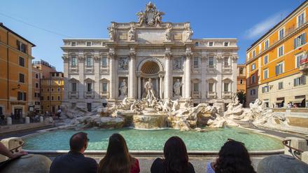 Trevi Fountain, Rome, Lazio, Italy, Europe PUBLICATIONxINxGERxSUIxAUTxONLY Copyright: ProCip 1292-2399