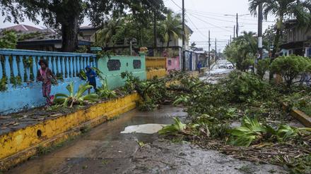 Sturm „Julia“ zog am Montag durch mehrere zentralamerikanische Länder.
