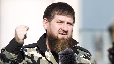 Ramsan Kadyrow, Machthaber der russischen Provinz Tschetschenien.