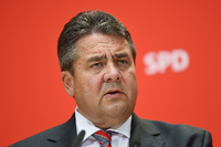 Der SPD-Parteivorsitzende und Vizekanzler Sigmar Gabriel