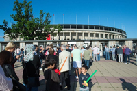 Im Juli 2014 stimmen die Türken aus der Region im Berliner Olympiastadion ab.