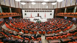 Das türkische Parlament.