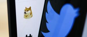 Der Hund ersetzte mehrere Tage lang den blauen Vogel als Twitter-Logo. 