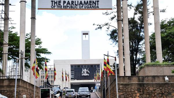 Parlaments-Gebäude in Uganda.