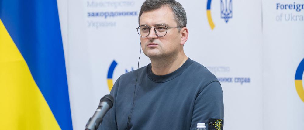 Der ukrainische Außenminister Dmytro Kuleba