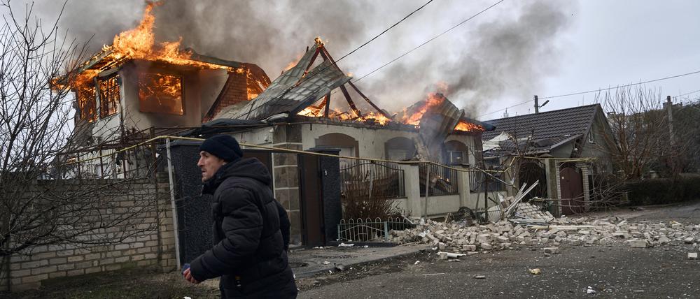 Auch am orthodoxen Weihnachtsabend flog Russland Angriffe. 