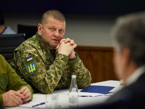 Dieses vom ukrainischen Präsidialamt zur Verfügung gestellte Foto zeigt den ehemaligen Oberkommandierenden der ukrainischen Streitkräfte, Waleryj Saluschnyj.