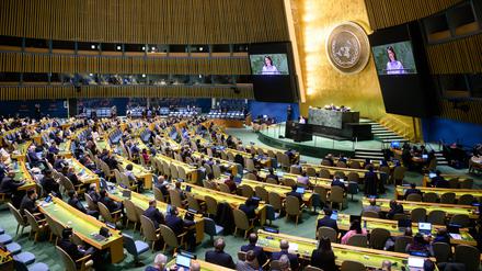 Notsondertagung der Generalversammlung der Vereinten Nationen.