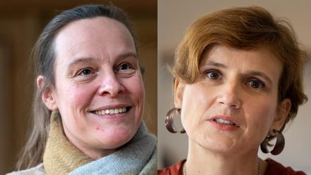  Lena Kreck (Die Linke), Berliner Senatorin für Justiz, Vielfalt und Antidiskriminierung , Katja Kipping (Die Linke), Sozialsenatorin von Berlin