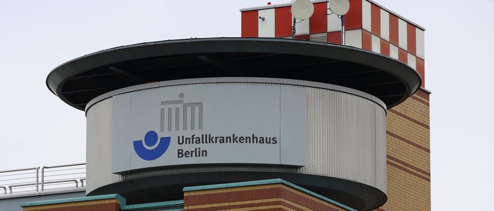 Blick auf das Unfallkrankenhaus Berlin im Bezirk Marzahn-Hellersdorf. Ein Mann soll in der vergangenen Nacht am Krankenhaus erschienen sein und erklärt haben, dass in seinem Auto ein totes Baby liege.