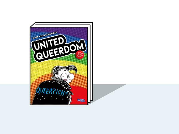 Kate Charlesworth: United Queerdom.  Eine Graphic Memoir. Übersetzt von Hanna Reininger. Carlsen Comics 320 S., 32 €.