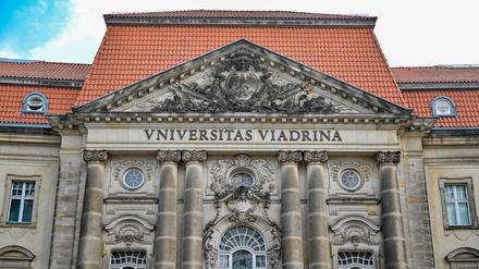 Das Hauptgebäude der Europa-Universität Viadrina. 