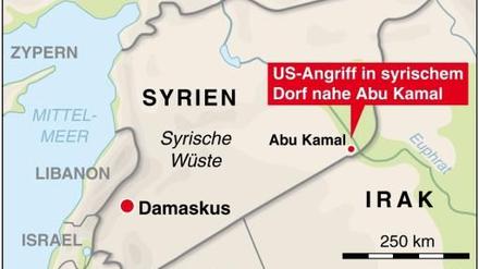 US-Angriff auf Haus in syrischen Dorf (ai-eps)