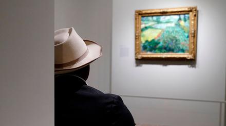 „Van Goghs Zypressen“ sind in New York zu sehen.
