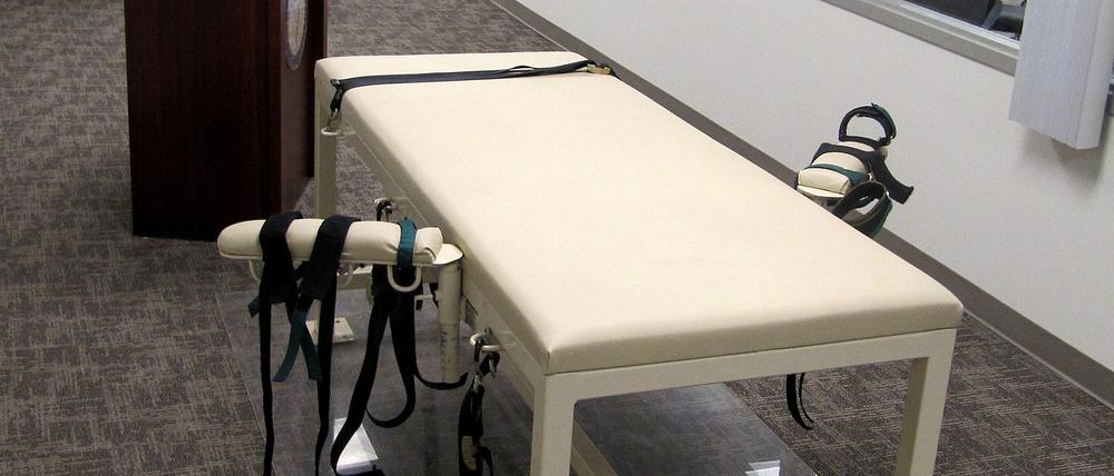  Der Bundesstaat Oklahoma hatte die Hinrichtung für den 18. Mai festgesetzt. Das Bild zeigt eine Exekutionskammer in der Hochsicherheitsanstalt in Idaho.