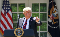Im Rosengarten des Weißen Hauses präsentiert US-Präsident Donald Trump seine Pläne für ein neues Einwanderungssystem.