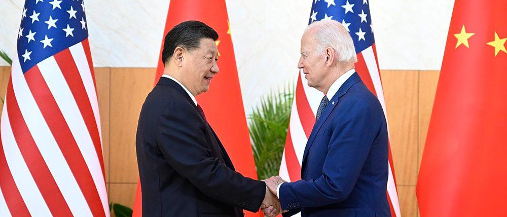 Xi und Biden im Jahr 2022.