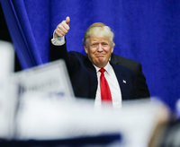 Der republikanische US-Präsidentschaftskandidat Donald Trump kann auch für die Vorwahl in Indiana zuversichtlich sein.