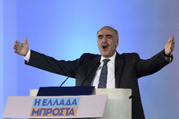 Er könnte die Wahl gewinnen: Vangelis Meimarakis. Umfragen zufolge liegt er gleichauf mit dem ehemaligen Premierminister Alexis Tsipras.