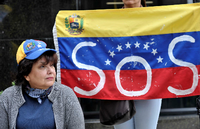Proteste gegen Venezuelas Präsident Maduro in Kolumbien