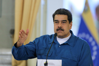 Staatschef Nicolás Maduro wettert gegen die USA.