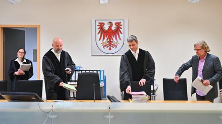 Beginn der Verhandlung vor dem Verwaltungsgericht Cottbus. 