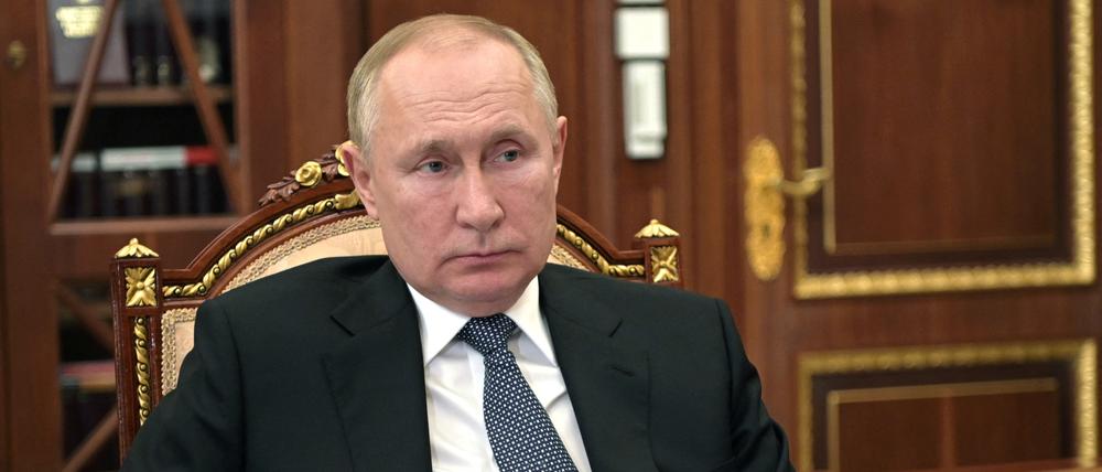 Auf seinen nächsten Schritt schaut die Welt: Präsident Wladimir Putin am Dienstag im Kreml