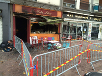 Die Bar "Cuba Libre" in Rouen nach dem fatalen Brand.