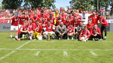 Meister und im Pokalfinale: Sparta Lichtenberg.